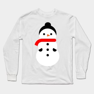Snowman - skandi style Long Sleeve T-Shirt
